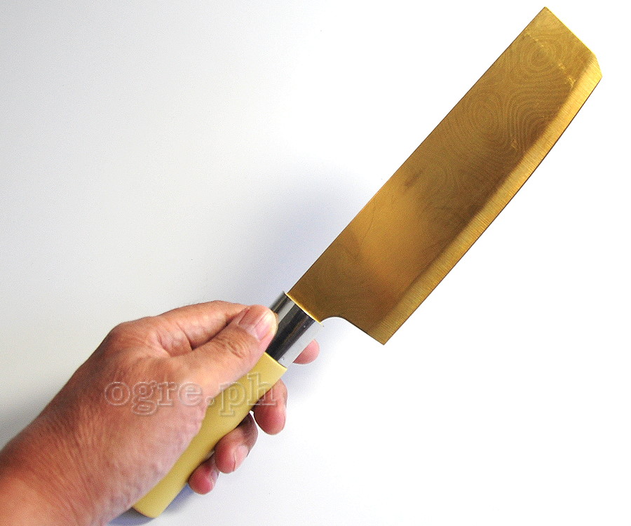 FQ-814 17.5cm (7”) Golden Titanium Santoku Knife
