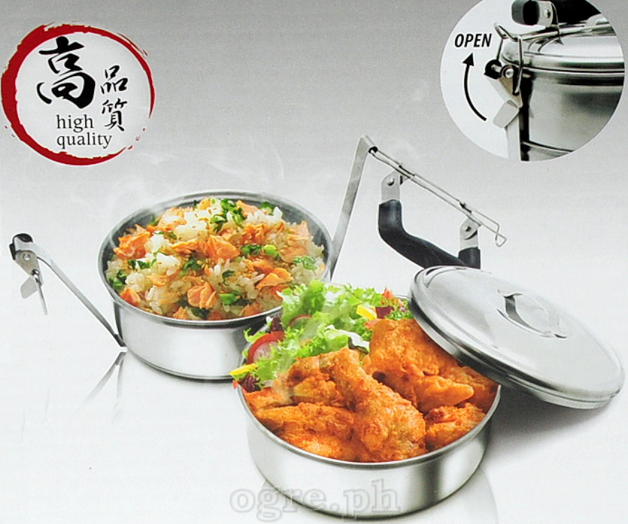 MXQ-5 Stainless Steel Portable 2-Layer Food Container