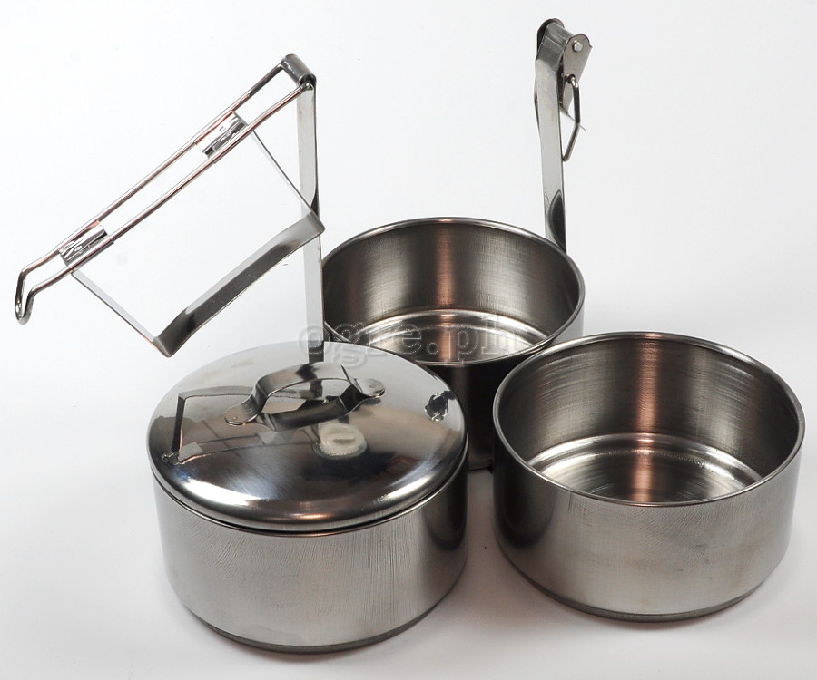 RF-2157 Stainless Steel Portable 3-Layer Food Container