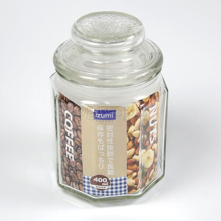 SG7240 Airtight Storage Jar 400ml Octagonal