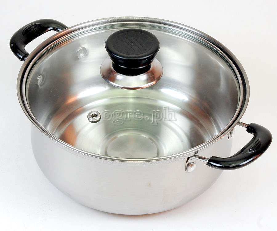 TXQ-2 Stainless Steel Mini Casserole with Glass Lid 18cm (7”)