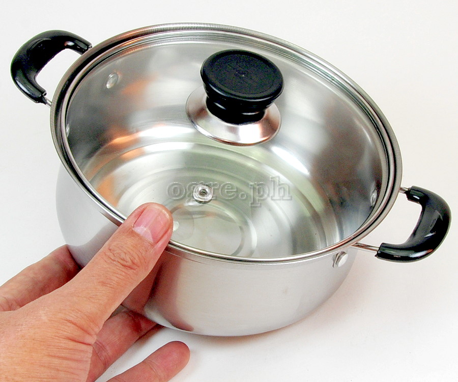 TXQ-2 Stainless Steel Mini Casserole with Glass Lid 18cm (7”)