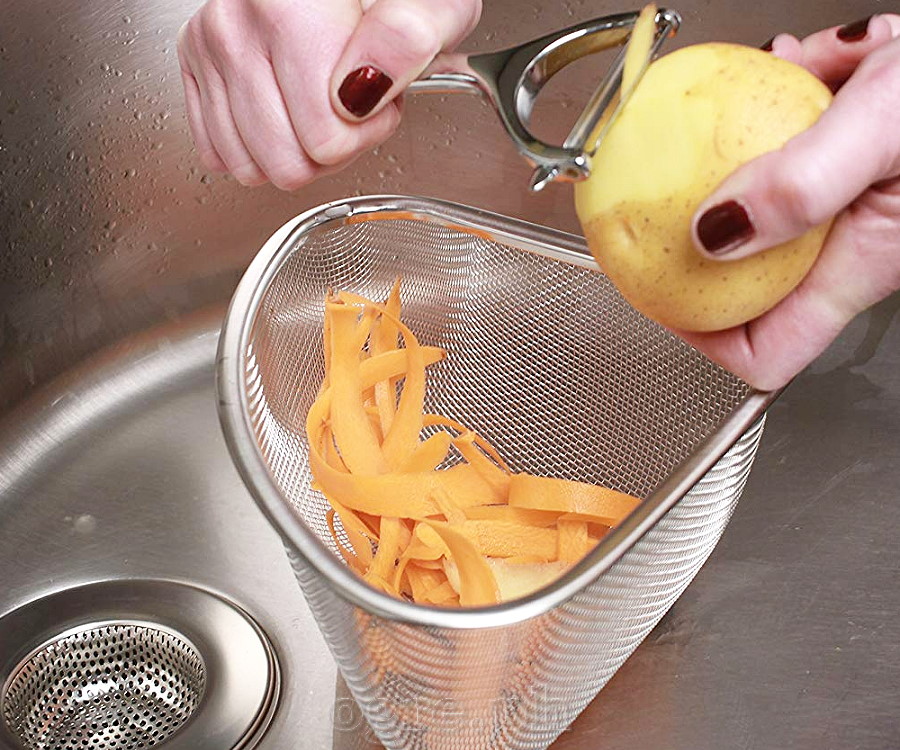 02087081 In-Sink Corner Mesh Basket