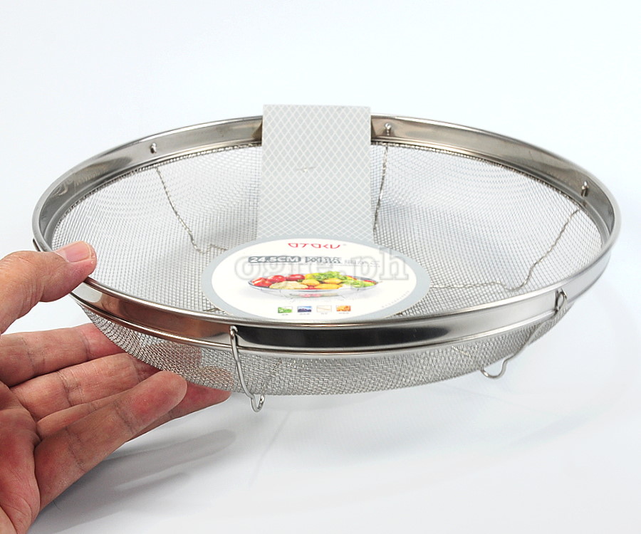 0969 Stainless Steel Shallow Mesh Colander 24.5cm (9.6”)