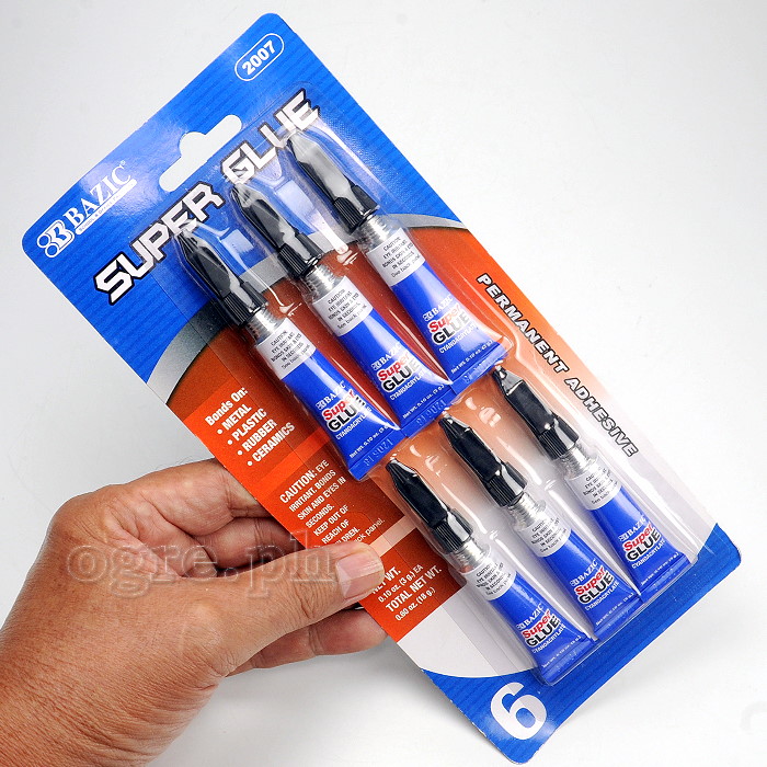 2007-24 Bazic Super Glue 3 Gms 6 Pack