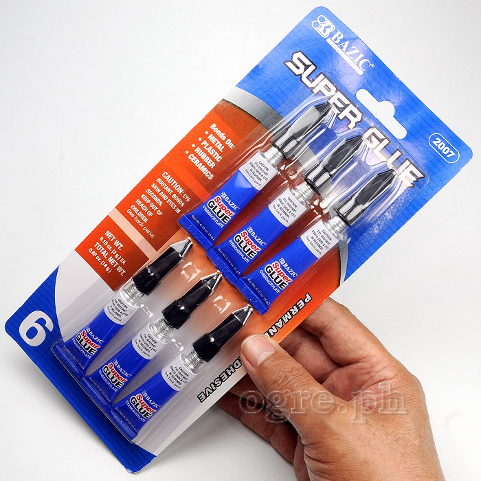 2007-24 Bazic Super Glue 3 Gms 6 Pack