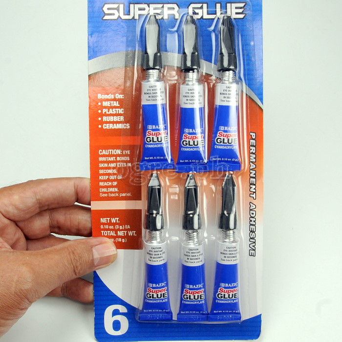 2007-24 Bazic Super Glue 3 Gms 6 Pack
