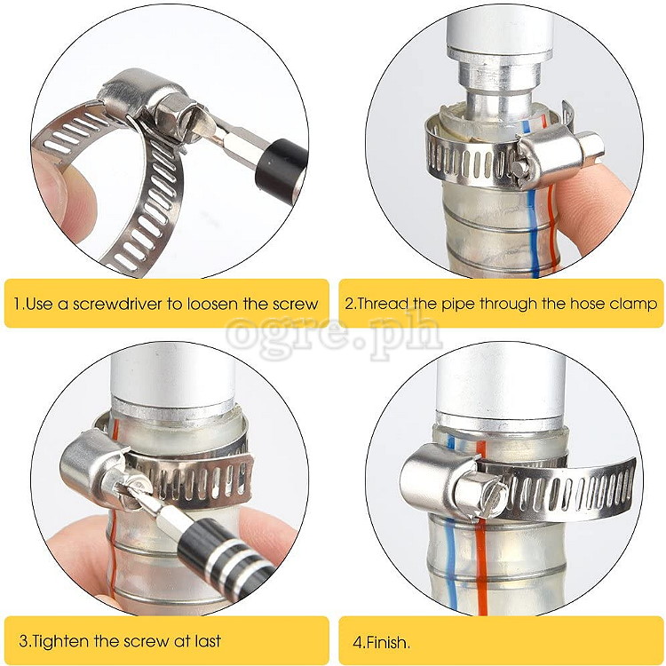HB0003 12-pack Hose Clamp Set 18~27mm