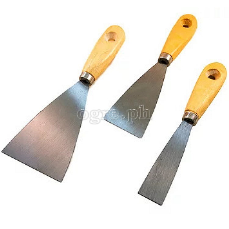 HP0021 3pcs Paint Scraper Set with Wooden Handles