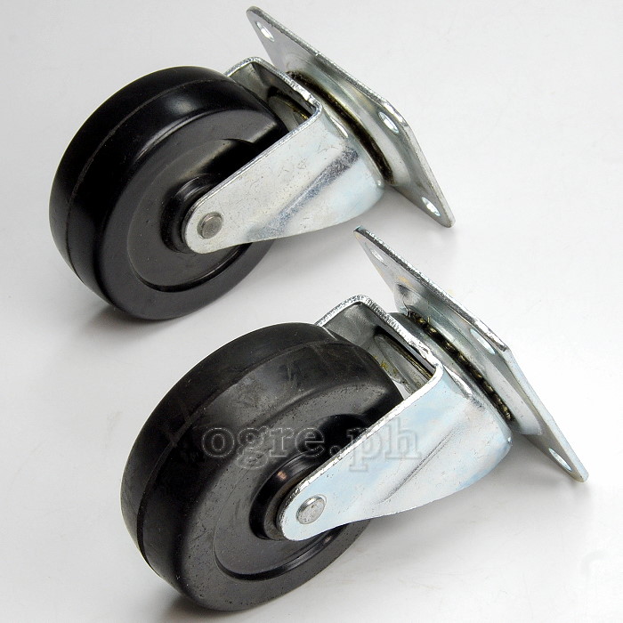 HY0025 Swivel Type Plate Caster 62.5mm (2.5”) Set of 2