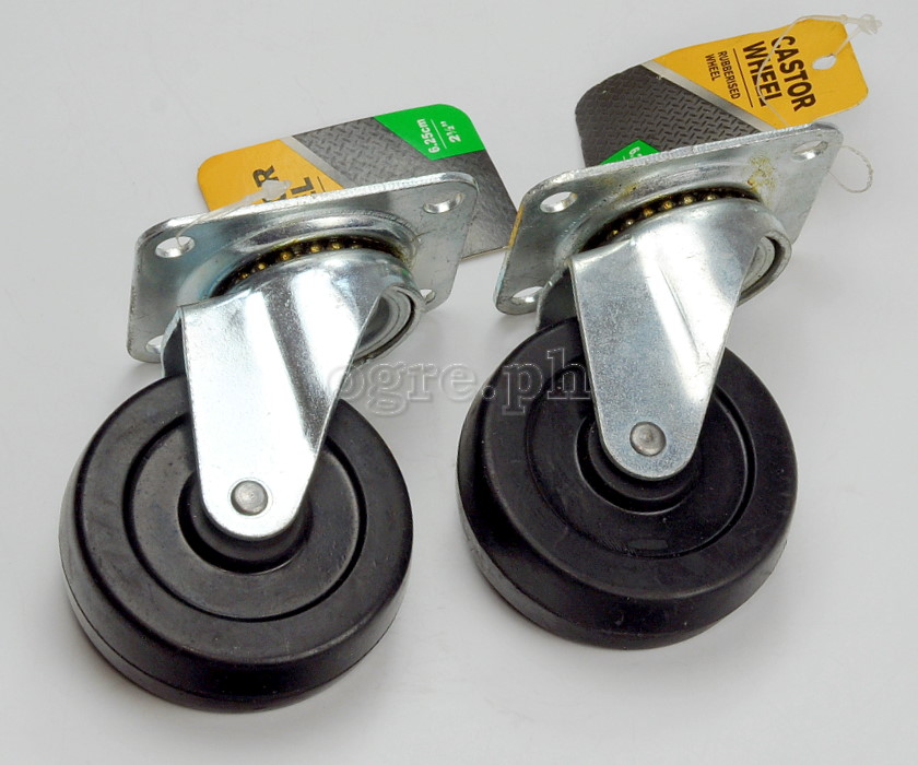 HY0025 Swivel Type Plate Caster 62.5mm (2.5”) Set of 2