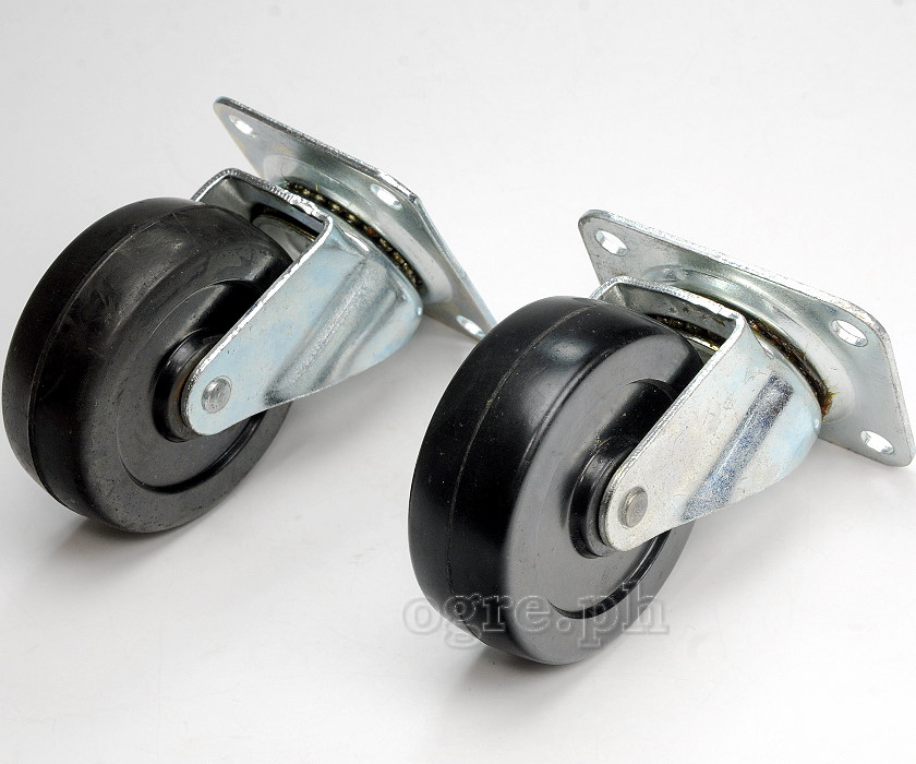 HY0025 Swivel Type Plate Caster 62.5mm (2.5”) Set of 2