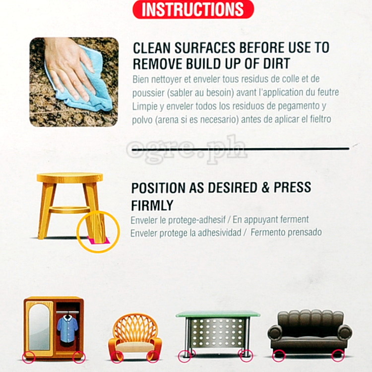 HY0117 28-pack Self Adhesive Cork Furniture Protectors