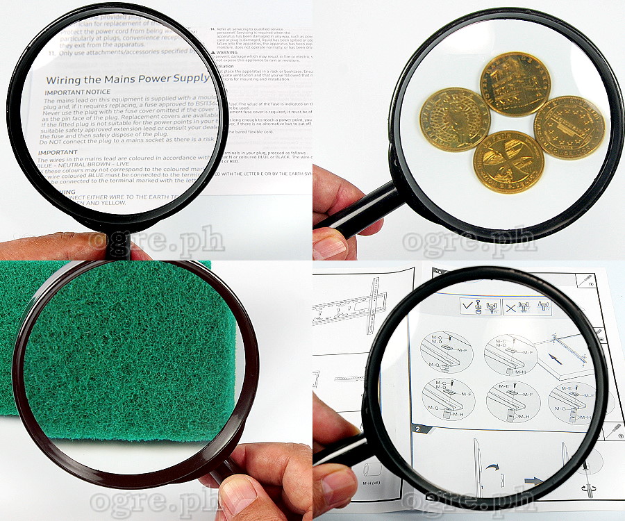 SG0016 100mm / 4” Magnifying Glass with Handle