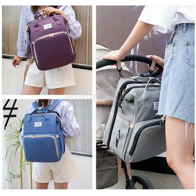 JYH-Y016 Baby Backpack with Expandable Diaper Changing Pad