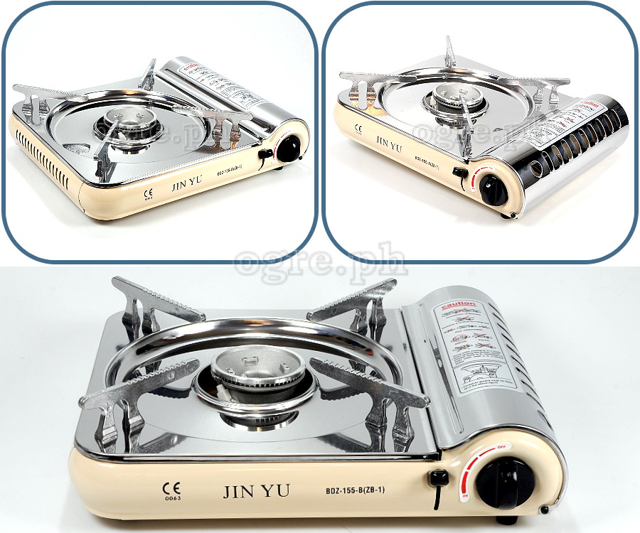 BDZ-155B Stainless Steel Top Portable Butane Gas Stove