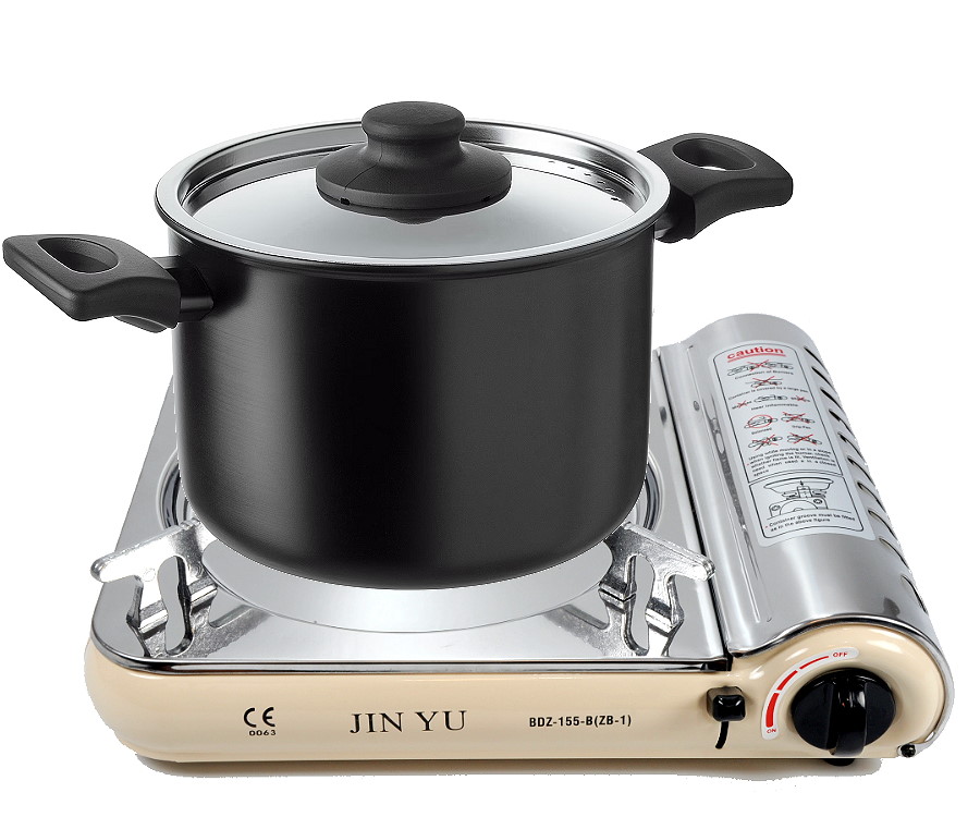 BDZ-155B Stainless Steel Top Portable Butane Gas Stove