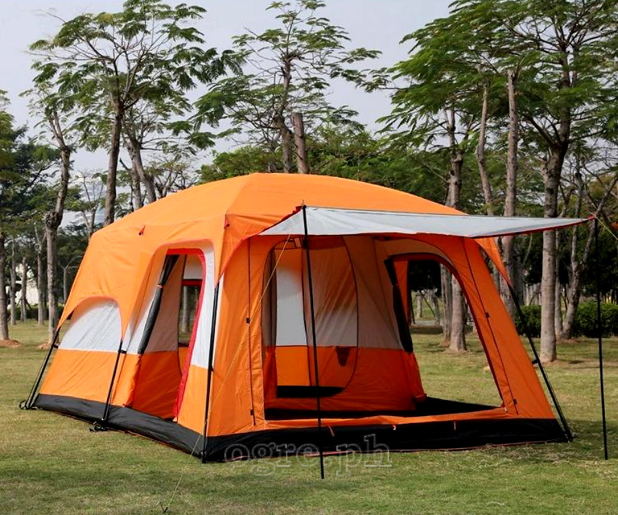 4-5 Person Double-Layer Two Bedroom Tent 330*210*185cm