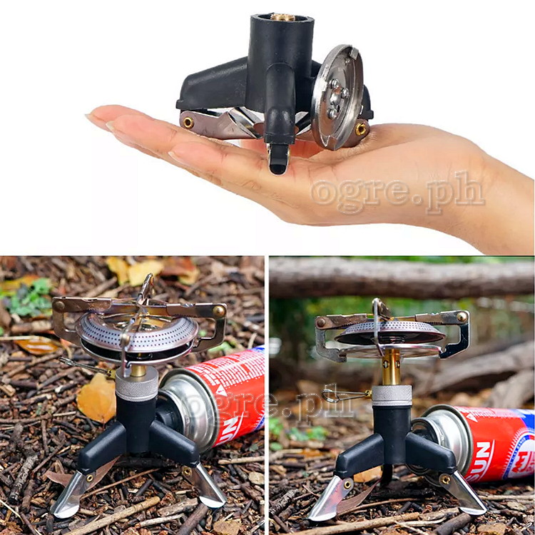 15C3 Butane Tank Nozzle Adapter with Folding Tripod