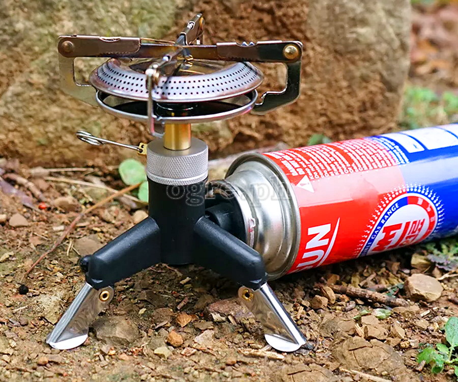 15C3 Butane Tank Nozzle Adapter with Folding Tripod