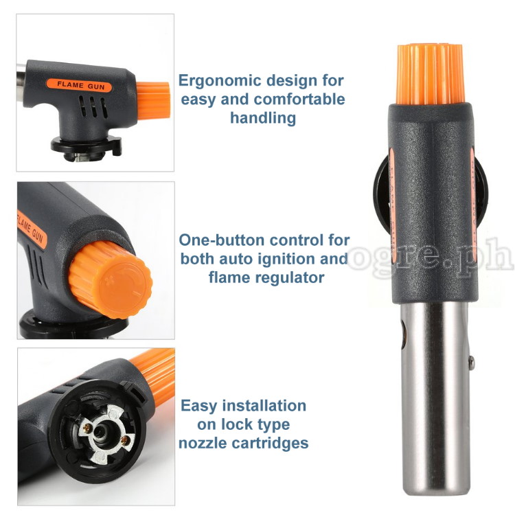 15S211 Single Button Control Butane Torch / Flame Gun