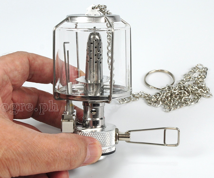 BL300-F1 Portable Butane Gas Lantern with Plastic Glass Lampshade