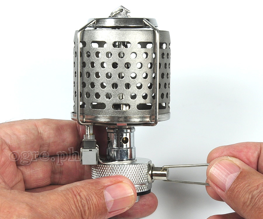 BL300-F2 Portable Butane Gas Lantern with Metal Lampshade