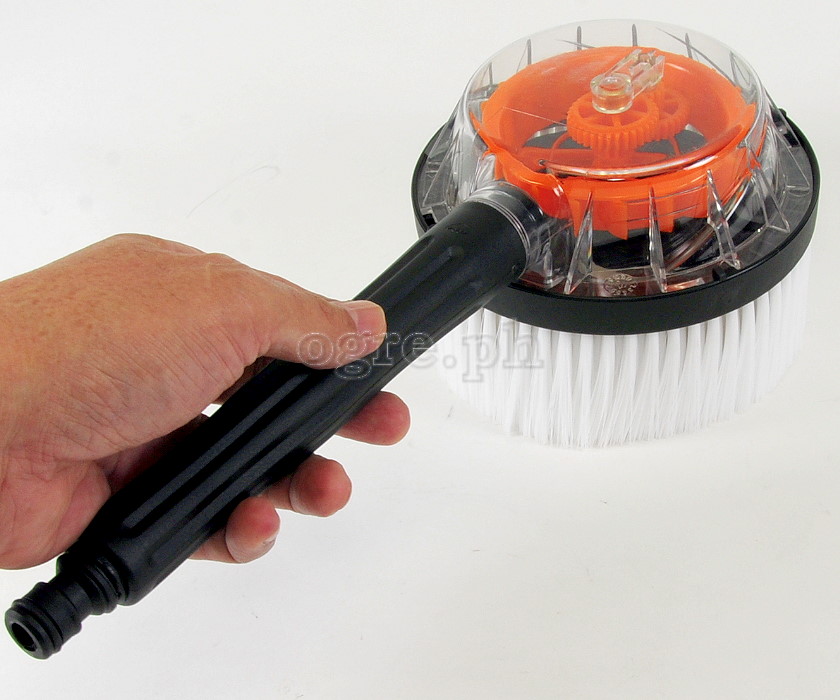 BGH-01 Rotary Brush Attachment with 5m / 10m PVC Garden Hose Set