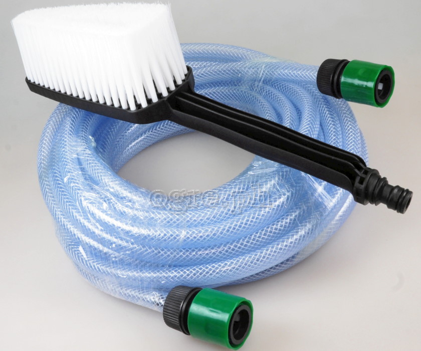 BGH-02 Fixed Brush Attachment with 5m / 10m PVC Garden Hose Set