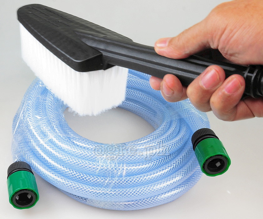 BGH-02 Fixed Brush Attachment with 5m / 10m PVC Garden Hose Set