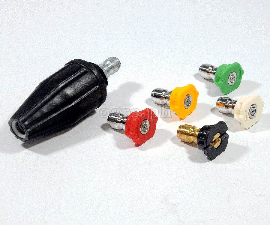 FGK-02 2175psi Pressure Washer Gun Kit with Rotary Turbo Nozzle and Set of 5 Quick-Connect Nozzles