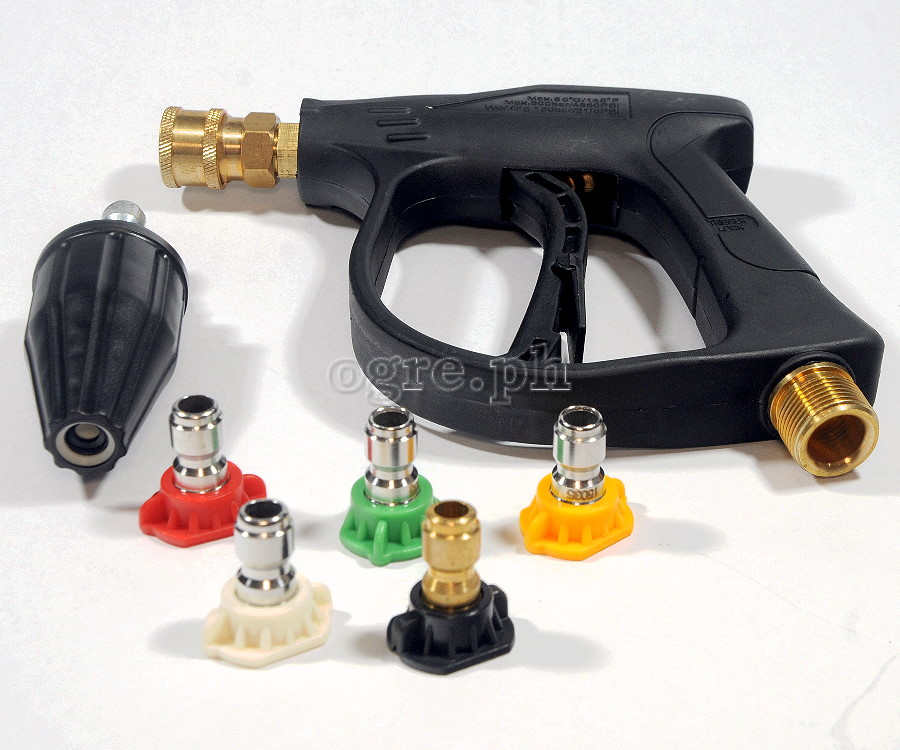 FGK-02 2175psi Pressure Washer Gun Kit with Rotary Turbo Nozzle and Set of 5 Quick-Connect Nozzles