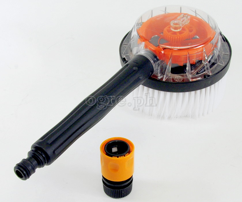 PWB-01HQC Rotary Cleaning Brush Attachment for Garden Hose Quick Connector
