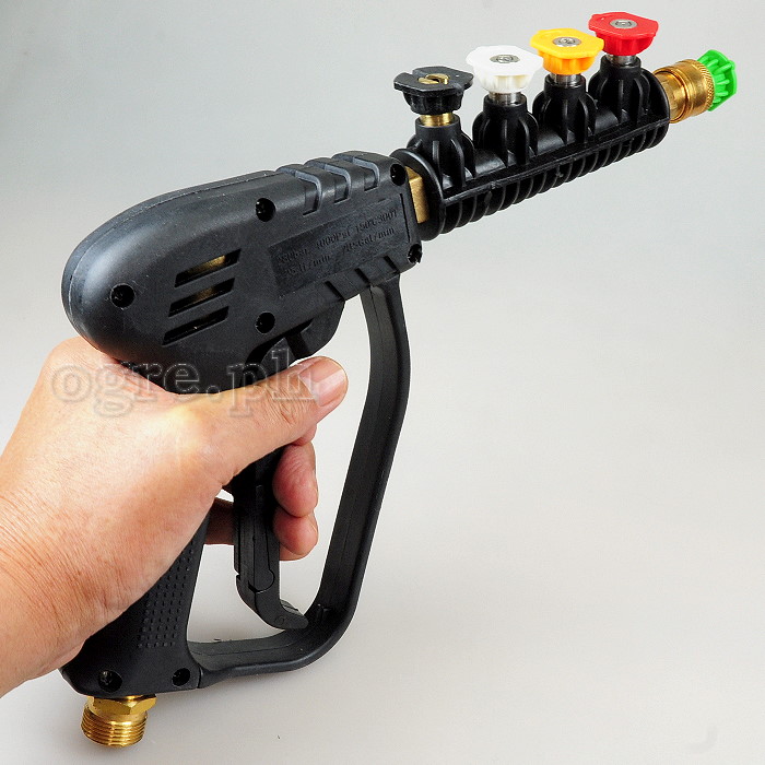 PWG-10 4000psi Wash Gun Kit with Mini Extension Lance and Pack of 5 Quick-Connect Nozzle Tips