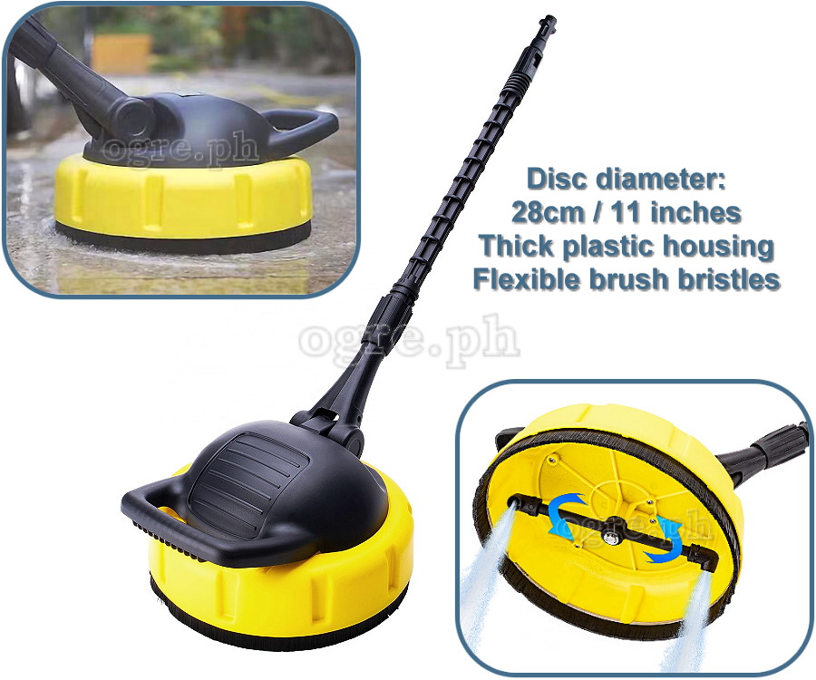 PWSC-01 280mm Patio Brush / Surface Cleaner Attachment (M22 Male Connector)