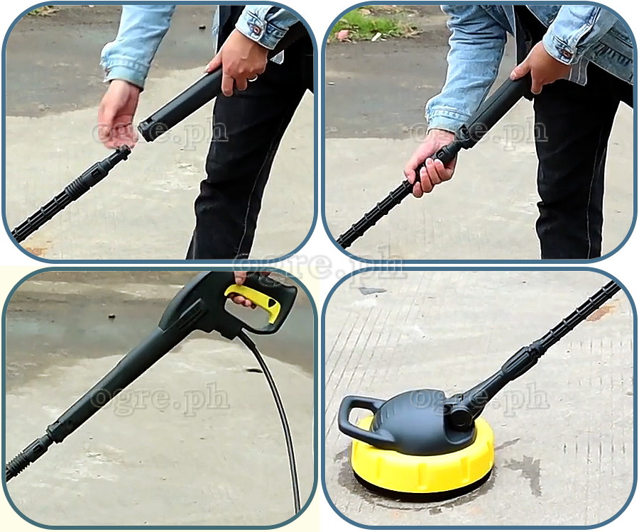 PWSC-01 280mm Patio Brush / Surface Cleaner Attachment (M22 Male Connector)