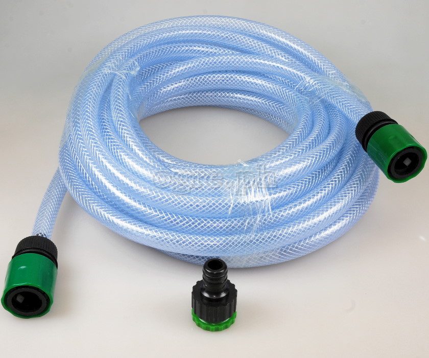 QGH-01 5 mtrs /10 mtrs PVC Garden Hose with Quick Connectors Set