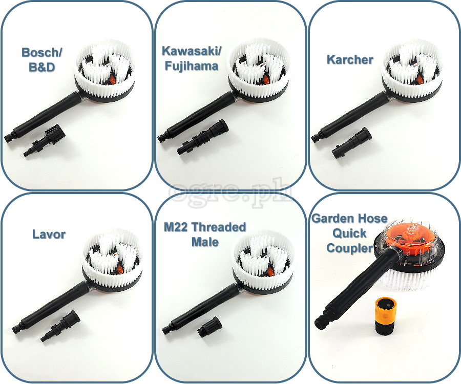 PWBA-01 OEM Wash Gun Adapter for Pressure Washer Brush Attachment