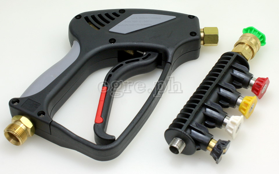 PWG-08 4000psi Heavy Duty Wash Gun Kit A with Quick-Connect Nozzles
