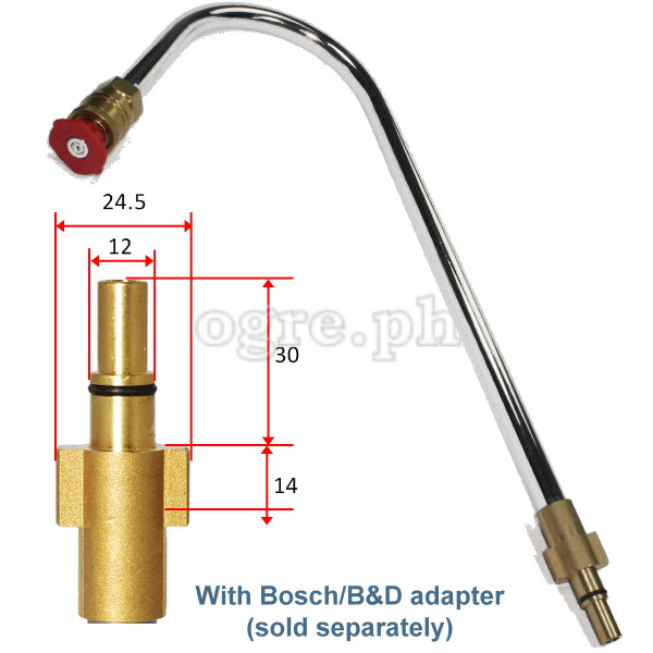 PWL-07 Gutter Cleaning Wand with 0° Jet Nozzle