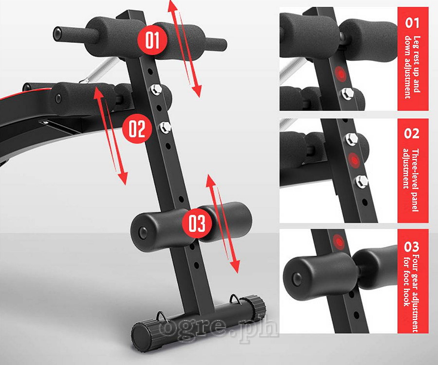 LT-550 Foldable Multi-function Fitness Exercise Bench
