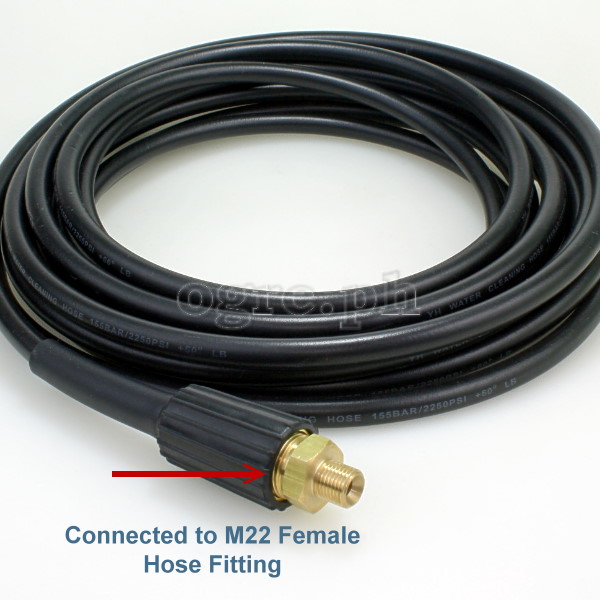 PWA-09 M22M x G-1/4 BSPM Pressure Washer Converter / Adapter