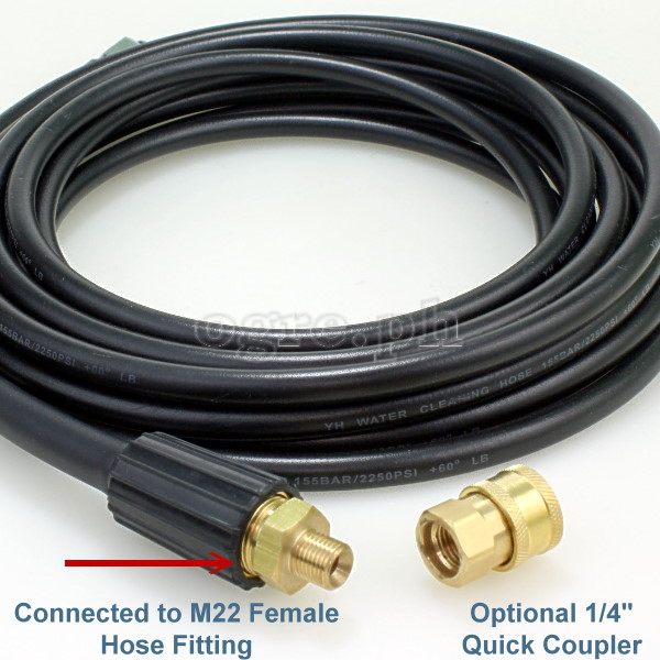 PWA-09 M22M x G-1/4 BSPM Pressure Washer Converter / Adapter