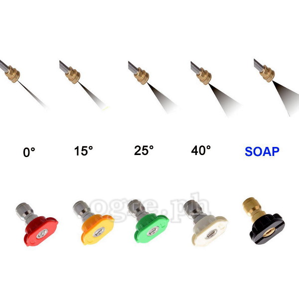 PWN-02 Pack of 5 Quick-Change Wash Gun Nozzles