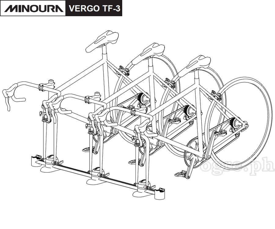 Vergo-TF3 In-Vehicle Bicycle Transport Base (3 bikes)