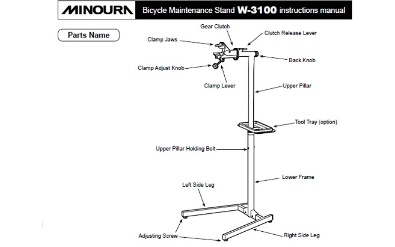 W-3100 Bike Maintenance Stand