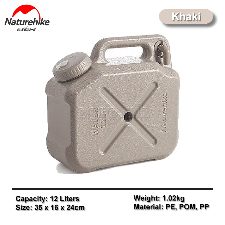 CNH22CJ018-12L Outdoor Camping Water Bucket with Tap 12 Liters