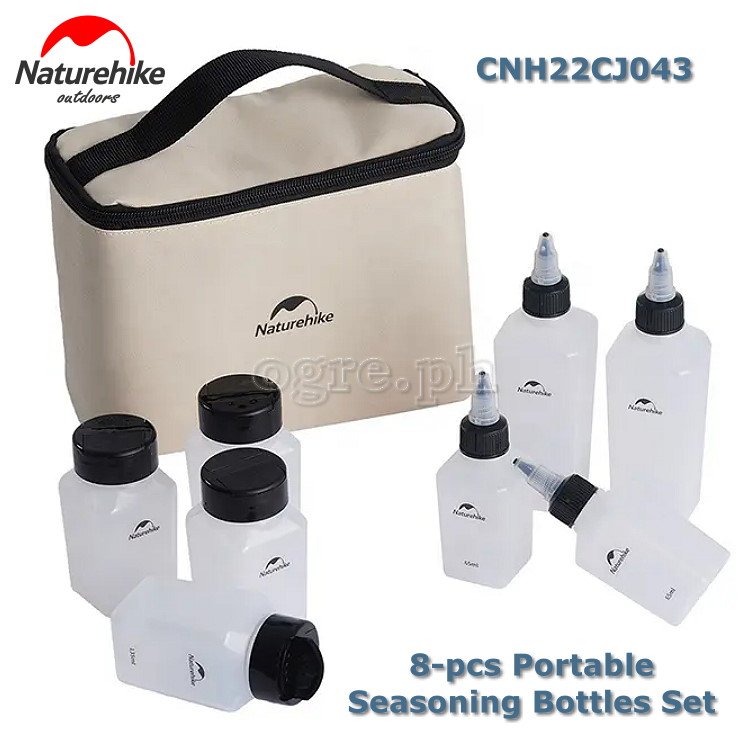 CNH22CJ043-8 8-pcs Portable Seasoning Bottles Set