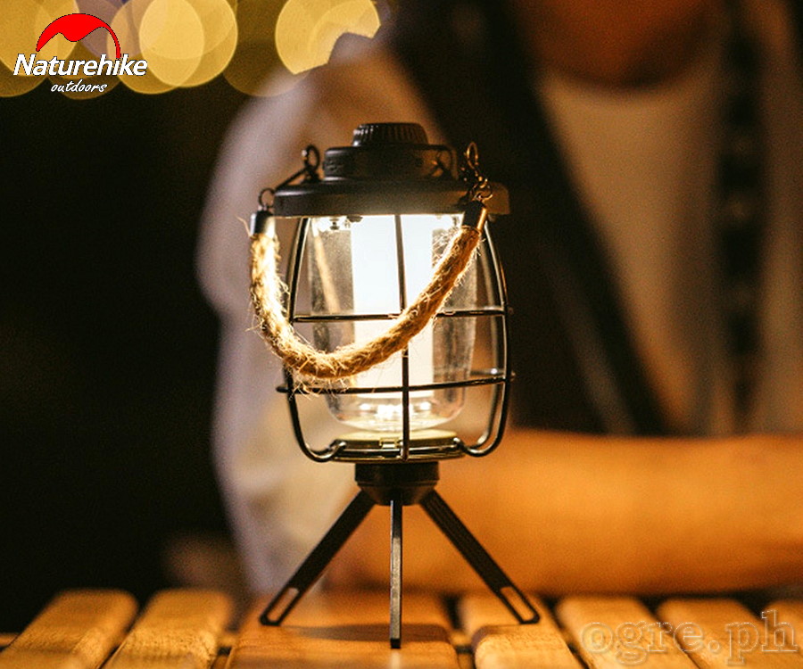 CNH22DQ007 Outdoor Camping Lantern with Removable Tripod Base ~ USB Rechargeable