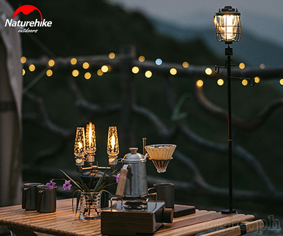 CNH22DQ007 Outdoor Camping Lantern with Removable Tripod Base ~ USB Rechargeable